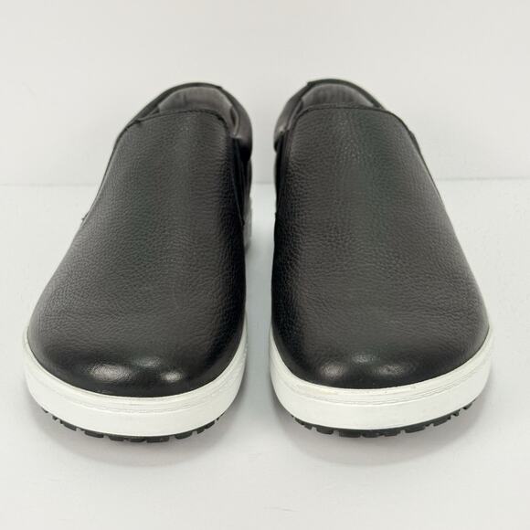 BIRKENSTOCK QO 400 Leather Slip On Black Sneakers Shows Men’s Size 8 US/EU 41 main image 4